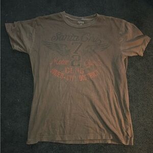 Santa Cruz Skateboards Brown Graphic T-Shirt